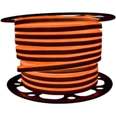 Світлодіодна стрічка NEON 12В PROLUM 8x16, IP68 Помаранчевий, Series "LF" PRO, м, фото 1