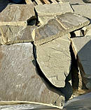 Піщаник товстяк 4-5 см камінь для мощення садових доріжок, покроковых доріжок, фото 2