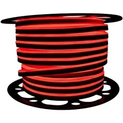 Світлодіодна стрічка NEON 12В PROLUM 8x16, IP68 Червона, Series "SF" PRO, м