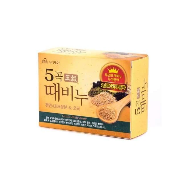 Мило-скраб Для Тела з екстрактом 5 Злаків Mukunghwa Five Grains Scrub Soap 100 г