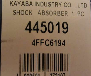 Амортизатор передній масляний KYB Volkswagen Transporte T3 (80-90) 445019, фото 3