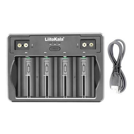 Зарядний пристрій для акумуляторів LiitoKala Lii-D4 універсальний на 4 канали Li-Ion/Ni-Mh/LiFePo4, фото 1