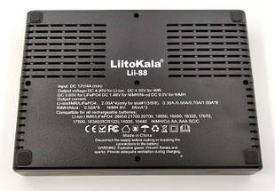 Зарядний пристрій для акумуляторів LiitoKala Lii-S8 універсальний на 8 каналів Li-Ion/Ni-Mh/LiFePo4, фото 5