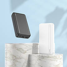 Портативний Power Bank Hoco J91A 20000 mAh зовнішній акумулятор повербанк для смартфона Чорний, фото 4