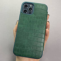 Чохол-книга для Apple iPhone 12 шкіряна книжка на телефон айфон 12 зелена k6e, фото 4