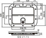 Інспекційний Люк Easterner 400 х 328 мм C13710, фото 2