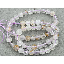 Намистини Рутиловий Кварц 6,3мм