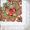 Хустка в народному стилі "Романтичні квіти" Біла 621003, фото 2