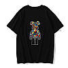 Футболка Bape x Kaws A Bathing Ape Black T-Shirt - FA1137A1, фото 3