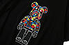 Футболка Bape x Kaws A Bathing Ape Black T-Shirt - FA1137A1, фото 7