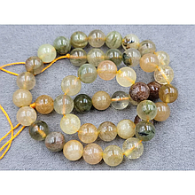 Намистини Рутиловий Кварц 8,5мм