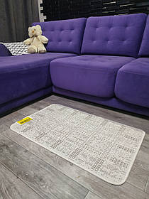 Світлий безворсовий килим LANA 19247-101