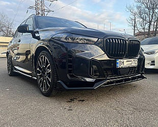 Сплітер BMW X5 G05 M-Sport LCI (2023+) тюнінг обвіс губа спідниця елерон (V2)