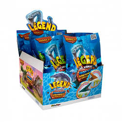 Дисплей стретч-іграшок у вигляді тварини серії LEGEND OF ANIMALS – МОРСЬКІ ДОІСТОРИЧНІ ХИЖАКИ (12 шт.)