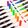 Маркери для малювання двосторонні 48шт із сумкою, Color pencil / Акварельні маркери, фото 5