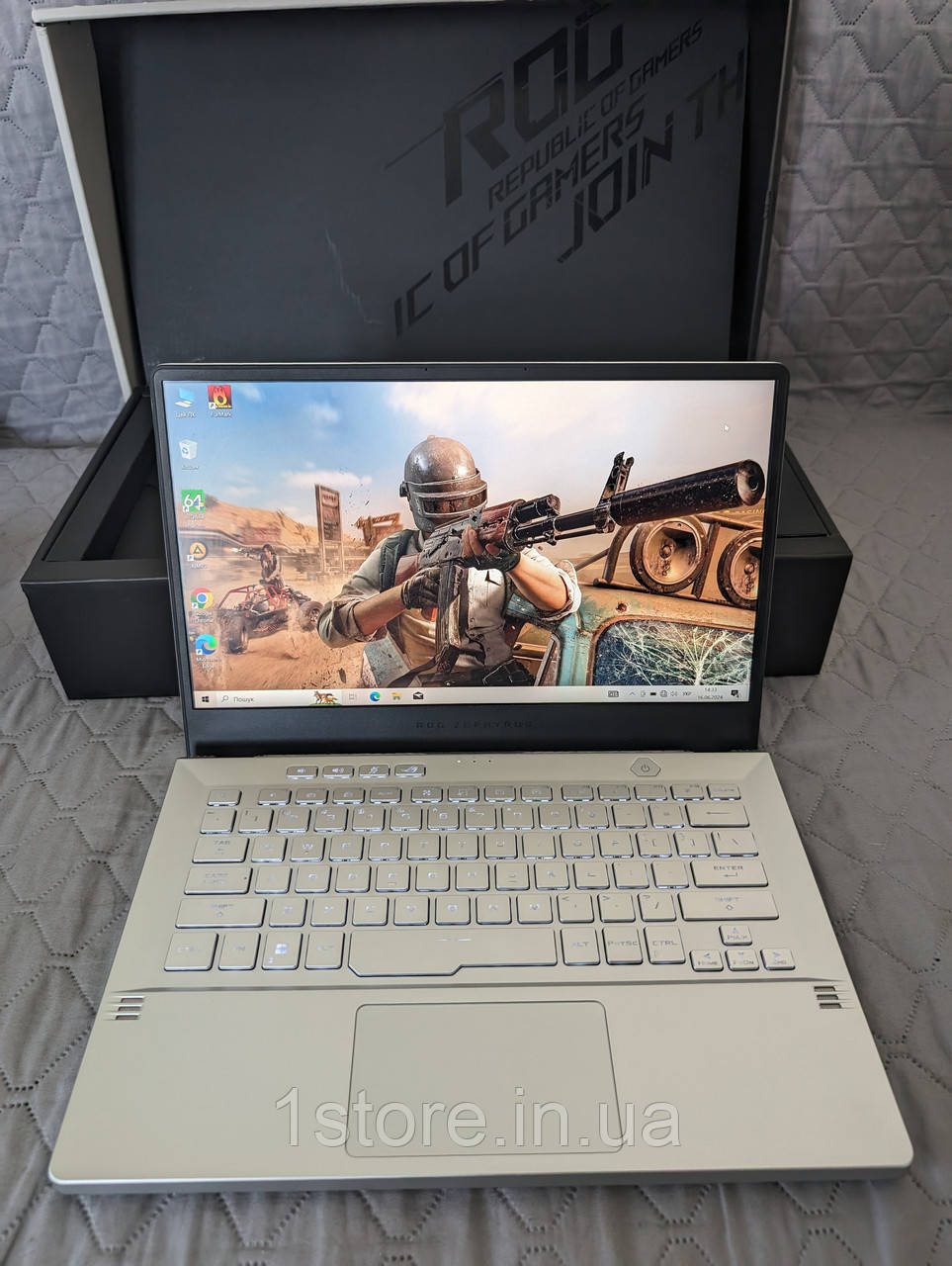 Ігровий ноутбук ASUS ROG Zephyrus G14 2021 144HZ Ryzen 9 5900HS/RTX3060 6GB як новий!