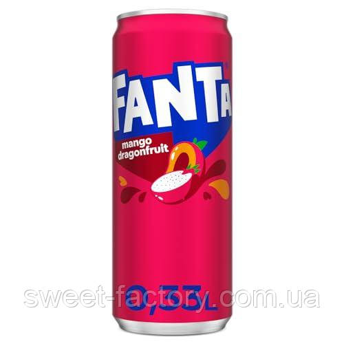 Напій Fanta Mango & Dragonfruit 330ml, фото 1