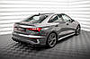 Елерон Audi S3 8Y/A3 8Y S-Line Седан тюнінг обвіс дифузор сплітер (з дифузором Maxton), фото 3