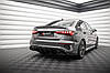 Дифузор Audi S3 8Y/A3 8Y S-Line Седан тюнінг обвіс спідниця, фото 3