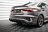 Дифузор Audi S3 8Y/A3 8Y S-Line Седан тюнінг обвіс спідниця, фото 4