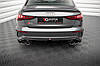 Дифузор Audi S3 8Y/A3 8Y S-Line Седан тюнінг обвіс спідниця, фото 6