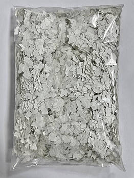 Флоки (чіпси) для підлоги та стін 1кг Білий mebelime