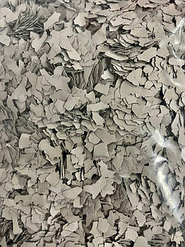 Чіпси (флоки) для підлоги та стін 1кг Сірий mebelime