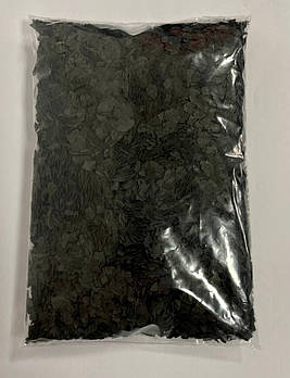 Флоки (чіпси, пластівці) для підлоги та стін 1кг Чорний mebelime