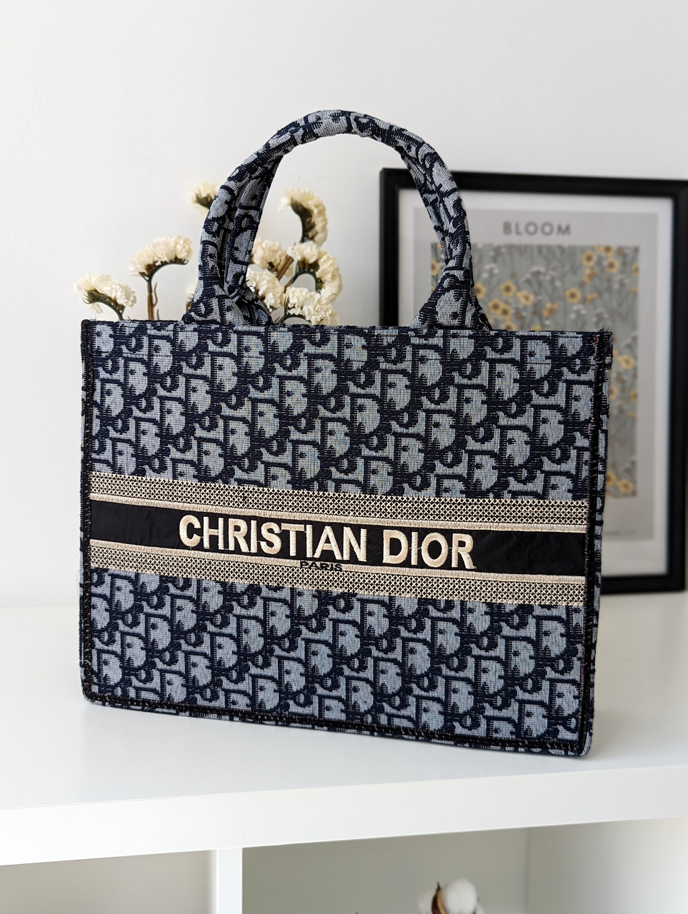 Сумка жіноча Christian Dior, Діор шопер синій