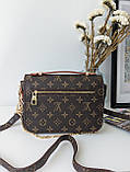 Сумка Луї Вітон метіс коричневий Louis Vuitton Pochette Metis Medium, фото 7