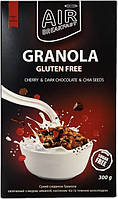 GRANOLA Cherry&Chocolate вишня, насіння чіа, темний шоколад без цукру, 300 г.