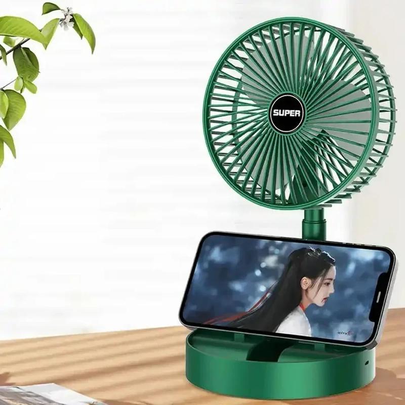Настільний акумуляторний складаний міні-вентилятор USB Folding Fan JX 992 Op