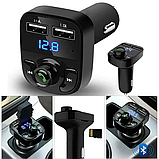 Fm модулятор автомобільний трансмітер Bluetooth 5.0 12V, фото 3
