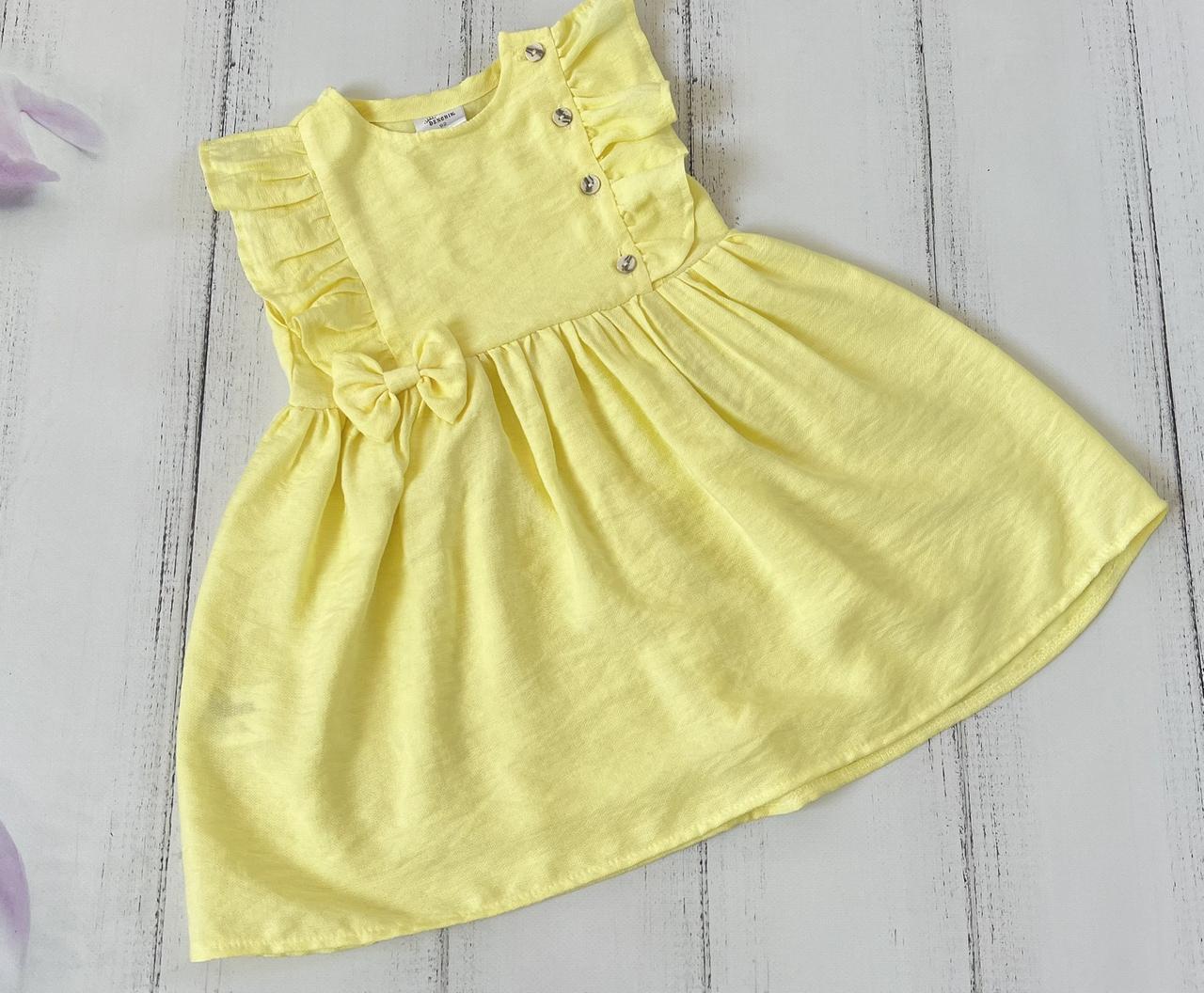 Сукня літня для дівчинки льон Аля, розміри 92-110р.