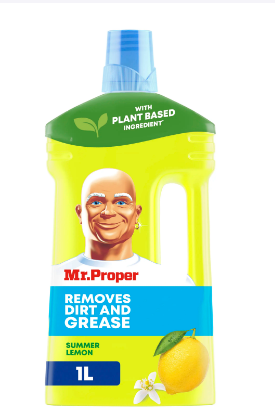 Засіб для миття підлоги, паркету Mr.Proper SUMMER LEMON 1 л 8006540919026