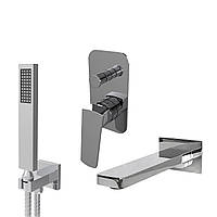 Змішувач для ванни TOPAZ LEXI TLG 21202-H21 вбудований латунь