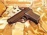 Дитячий пістолет металевий ZM 02 Cyma Ігровий варіант Walther PPK Вальтер, фото 4