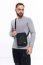 Барсетка чоловіча через плече Intruder чорного кольору, фото 2