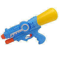 Водяний автомат M 5836 помпа, розмір середній 28 см Синьо-Жовтий