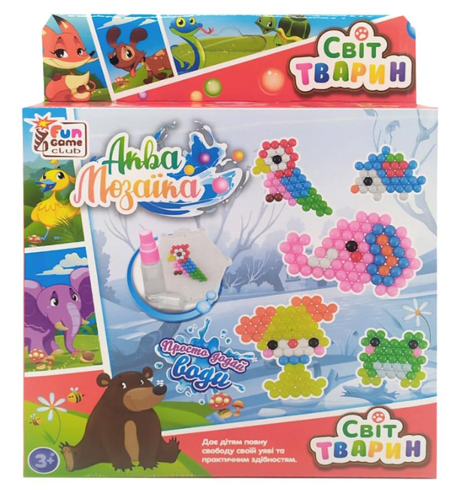 Гра настільна 4FUN Game Club Аква мозаїка, Світ тварин 16384