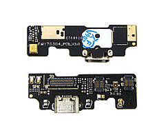 Роз'єм заряджання для Meizu U20 на платі з мікрофоном і компонентами
