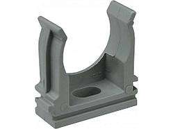 Кріплення для труб Кріплення для гофри сіре 25 мм (уп.25шт) ТМ АСКО Solmir