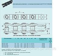 Цепи приводные роликовые с изогнутыми пластинами по ГОСТ 13568-75