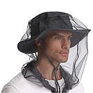 Антимоскітна сітка від комарів на голову Anti Mosquito накомарник для головних уборів чорний проти москітка, фото 2