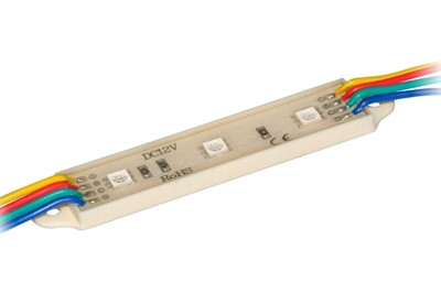 Світлодіодний модуль SMD 5050 RGB-IP65 3 світлодіода Код.57534