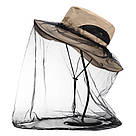 Капелюх із антимоскітною сіткою від комарів панама Anti Mosquito накомарник Койот протимоскітка, фото 2