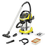 Пилосос Karcher WD 6 PS V-30/6/22/T (1.628-360.0) Жовтий DS, фото 2