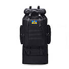 Тактичний похідний рюкзак Solve 70L  Black KT6004302, фото 6