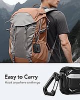 Протиударний чохол із карабіном ESR Cyber Tough FlickLock (HaloLock) для AirPods Pro 3 (2025), чорний, фото 8