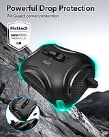 Протиударний чохол з карабіном ESR Cyber Tough FlickLock (HaloLock) для AirPods Pro 2, Чорний, фото 6